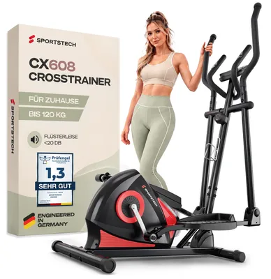 Produktbild von Sportstech Crosstrainer CX608, LCD- Display, App-Steuerung