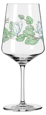 Kristallglas 500 ml – Eukalyptus & Tulpen – Made in Germany