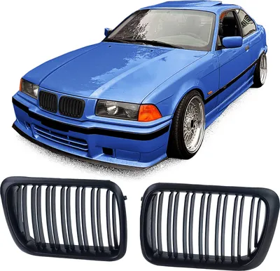 Produktbild von Sport Kühlergrill Performance SCHWARZ Doppelsteg passend für BMW 3er E36 ab