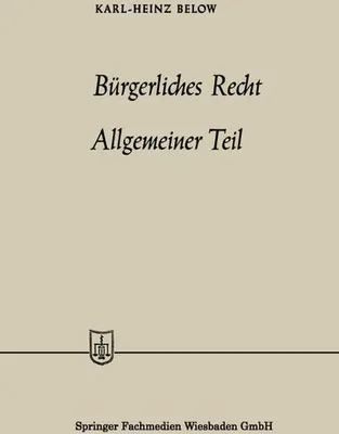 Immagine prodotto di Bürgerliches Recht Allgemeiner Teil
