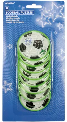 Produktbild von 8 Geschicklichkeitsspiele Fußball Plastik 7 x 7 cm