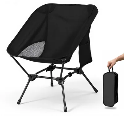 Productafbeelding van Opvouwbare Campingstoel met Zijzakken