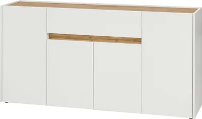 Produktbild von Sideboard City - Weiß Wotan Eiche