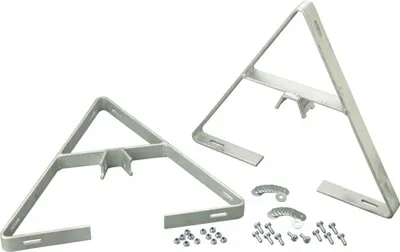 Produktbild von Dreifke® Bandschellenset für Dreieckskonstruktion, inklusive Befestigungsmate...