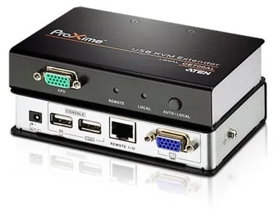 Obrázek produktu pro ATEN CE700A-AT-G, Vysílač a přijímač, Kabel, 150 m, Cat5e, 1920 x 1200, 1600 x 1200, 1280 x 1024, Černá, Šedá