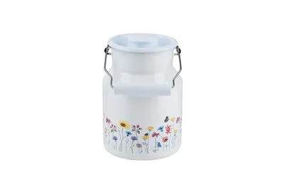Immagine prodotto di Lattiera Riess Flora con coperchio 1,5 litri smaltata