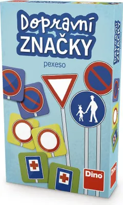 Produktbild von Dino Verkehrsschilder Pexeso-Brettspiel