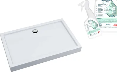 Produktbild von Kronos PLUS Rechteck-Duschwanne 120x90x14 Stabilsound ohne Haushaltsessiggel