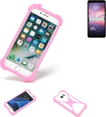 Produktbild von K-S-Trade Handy Hülle kompatibel mit ZTE Blade A3 Joy Schutz Hülle Bumper Silikon Schutz Hülle Cover Case Silikoncase Silikonbumper TPU Softcase