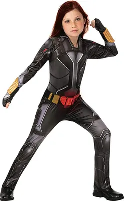 Produktbild von Avengers - Black Widow Kostüm für Kinder Kindergröße: 116