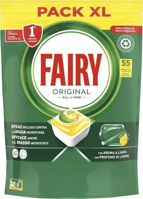 Produktbild von Fairy Lemon All-in-1 Geschirrspültabs 55 Stk