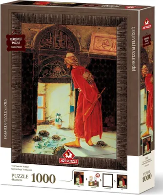 Zdjęcie produktu dla ART PUZZLE Puzzle z ramką i klejem 3w1 Turtle Trainer 1000 elementów