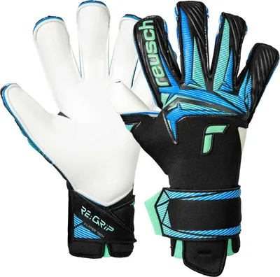 Produktbild von Reusch Torwarthandschuhe Attrakt RE:GRIP Evolution mit innovativer RE:GRIP-Technologie 7272 black/ocean light 9