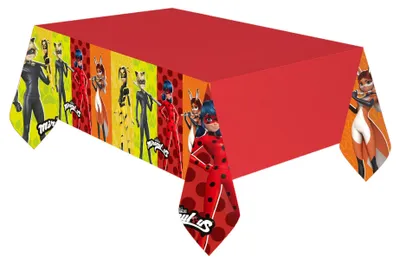 Immagine prodotto di Miraculous Ladybug & Cat Noir Tovaglia in carta 120 x 180 cm