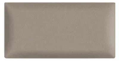 Obrázek produktu pro Nástěnné panely 3D 30 x 60 cm čalouněné - pro velmi snadnou montáž, z velurové tkaniny, s měkkou výplní, barva šedá