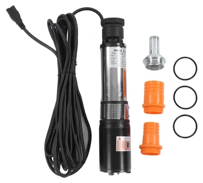 DC-Tauchpumpe 24 V, 20 m Förderhöhe, 6 m³/h, 3 Düsen