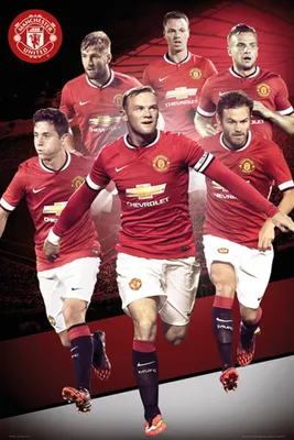 Produktbild von Fußball - Poster - Manchester United - Players 14/15