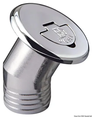 Produktbild von Chromkappen für Kraftstoff 30° 38 mm - Osculati 20.665.04