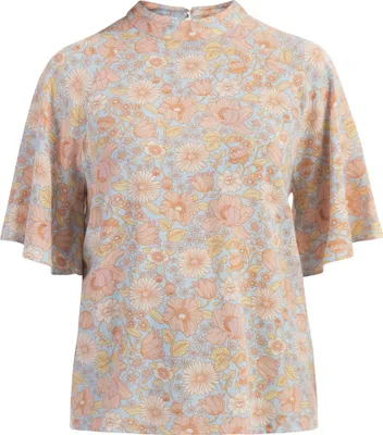 Image de Chemisier ALBEE pour femme - bleu multicolore, taille M