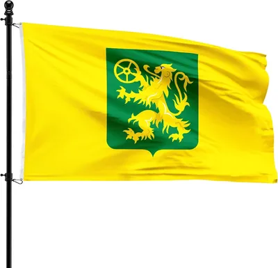 Image de Drapeau communal de Le Rœulx, 90 x 150 cm, en polyester, pour mât