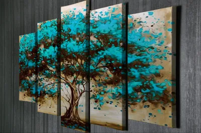 Produktbild von Wallity, BC75- MJS1483, Bunt, Leinwandbilder, 105 x 70 cm, 100% Leinwand