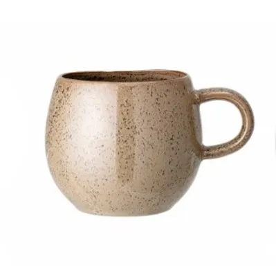 Produktbild von Keramik glasierter Becher braun