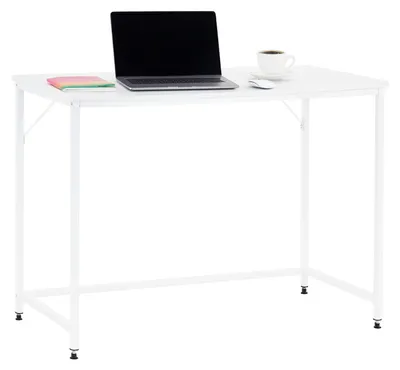 Productafbeelding van Bureau – Werkbureau – Computer Bureau – Bureautafel – Opklapbaar – 100 X 50 X 76 CM – 50 Kg - industriële - Wit