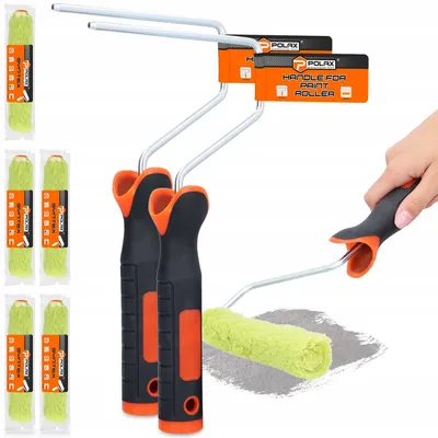 Obrázek produktu pro Polax Sada malířských válečků 15 cm s držadly, 5ks, poliakryl