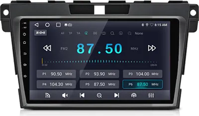 Image de Radio compatible avec Mazda CX-7 2008-2015 Carplay Android Auto Navi Bluetooth DAB+ Caméra de recul 9 pouces 64 Go