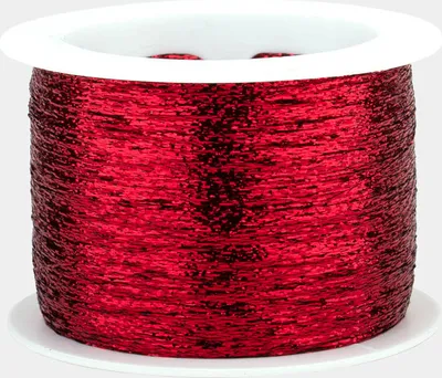 Produktbild von Woolly Hugs Glitzer,25 g/1000m, Beilaufgarn z. Mitstricken, (304 rot)