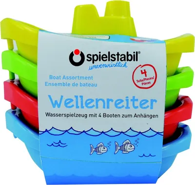 Produktbild von Spielstabil Wellenreiter Minibootset 4er-Set