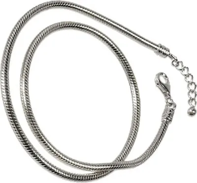 Produktbild von Carlo Biagi 38cm Karabiner Bead Halskette 925 D2BNLEX38