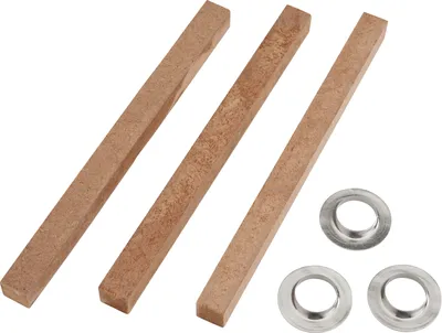 Produktbild von GLOREX Outdoor Docht mit Fuß 3 Stück 12 cm 10 x 10 mm