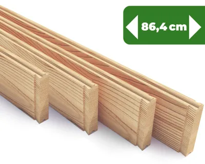 Produktbild von BioGreen Hochbeet Holzpaneele gehobelt 4-Pack in verschiedenen Längen erhältlich