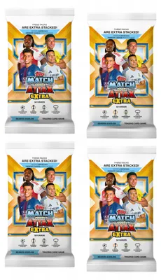 Produktbild von 4-pack of Match Attax Extra 2025/26 Champions League Football Cards