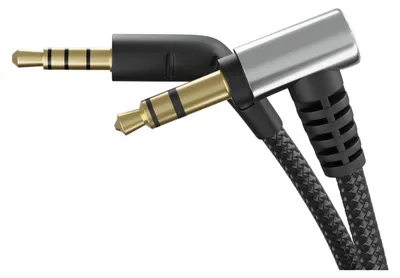 Close-up of two audio jack connectors.