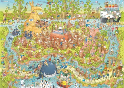 Produktbild von Heye Puzzle Australian Habitat, 1000 Teile, 1000 Stück(e), Kunst