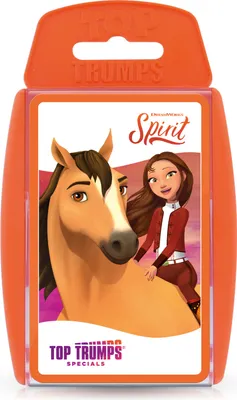 Produktbild von Top Trumps - Spirit Riding Free Kartenspiel Karten Spiel Quartett