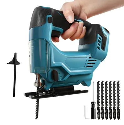 Zdjęcie produktu dla Piła szablasta akumulatorowa, 18 V, 420 W, 3500 obr./min, bezszczotkowa, do cięć pod kątem 45°