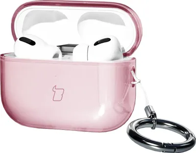 Produktbild von AirPods Pro 3 laadimiskarbiümbris Bizon , roosa/läbipaistev