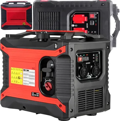 Produktbild von KRAFT&DELE | Inverter Stromerzeuger, 2500W, für Camping Wohnwagen Garage Baustelle, Stromgenerator Benzin Superleise, Notstromaggregat, Backup Stromausfälle