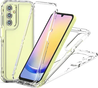Produktbild von Transparente Handyhülle für Samsung Galaxy A25 Stoßfeste TPU und PC Hybrid Klar Hülle