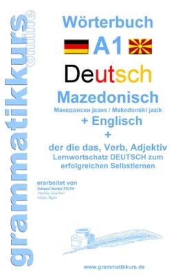 Produktbild von Wörterbuch Deutsch - Mazedonisch - Englisch