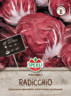 Produktbild von SPERLI Radicchiosamen Palla Rossa 3 Cichorium intybus 200 Pflanzen