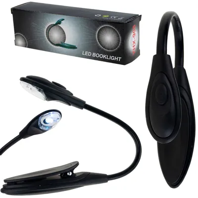 Zdjęcie produktu dla Lampa LED do czytania książek Elastyczny monitor Baterie
