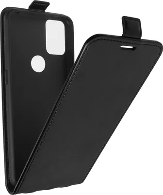 Obrázok produktu pre Avizar, vertikálne puzdro s klopkou a priehradkou na karty pre telefón Alcatel 3X 2020, čierna farba