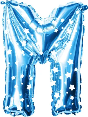 Produktbild von Oblique Unique Folien Luftballon Buchstabe M Kinder Geburtstag Baby Shower Party Deko Ballon - blau