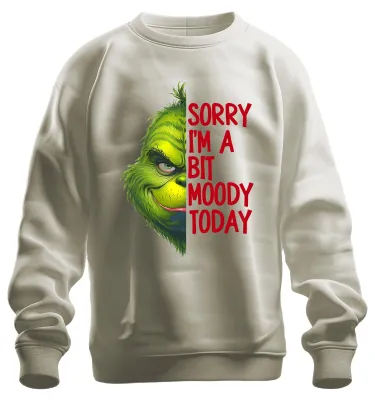 Zdjęcie produktu dla Grinch Weihnachtsgeschenk lustig Uni  Bluza Pullover, Natur, XL