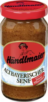 Produktbild von Händlmaier Altbayerischer Senf zubereitet mit feinem Meerettich 200ml