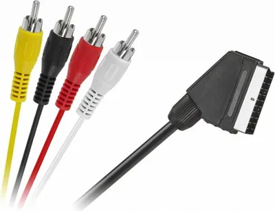 Obrázok produktu pre Kábel SCART-4RCA 1,5m EHV412 PROFI